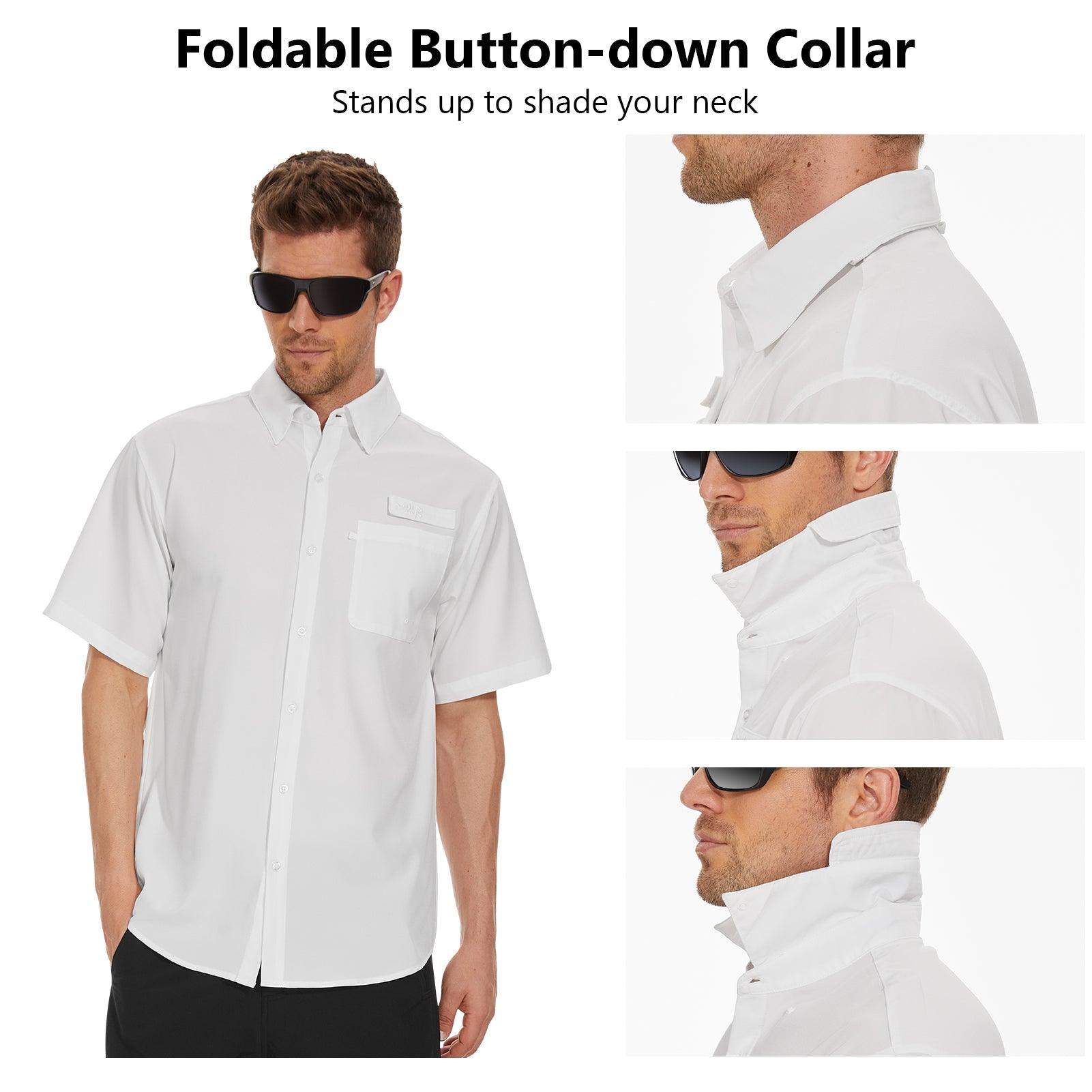 Men's UPF 50+ Short Sleeve Button Down