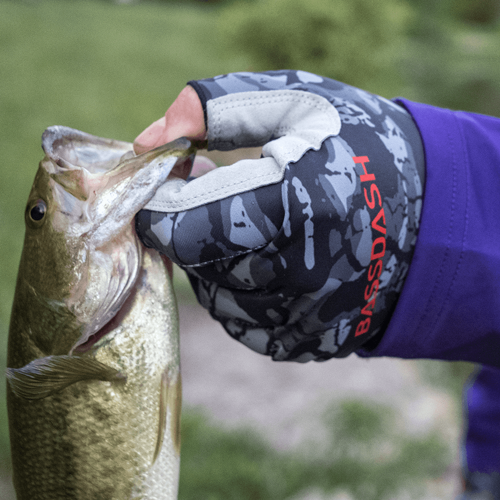 Fly fishing top sun gloves