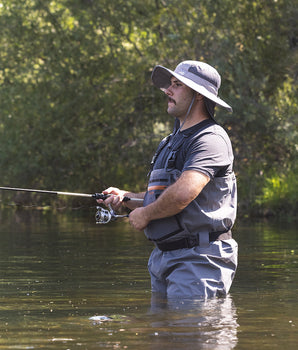Men’s Flex Nylon Breathable Chest Wader Stocking Foot