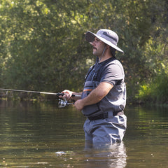 Men’s Flex Nylon Breathable Chest Wader Stocking Foot