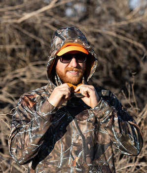 Men’s Fleece Hoodie with Neck Gaiter FS18M