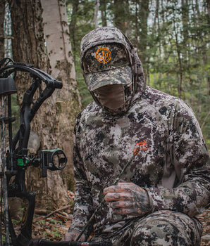 Men's UPF 50+ Long Sleeve Hunting Hoodie with Mask FS06M