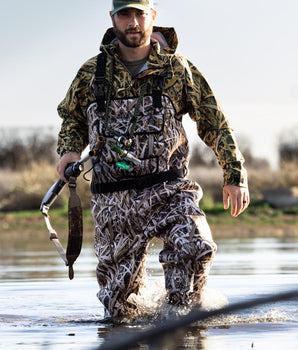 Men’s Neoprene Waders with Rubber Boots