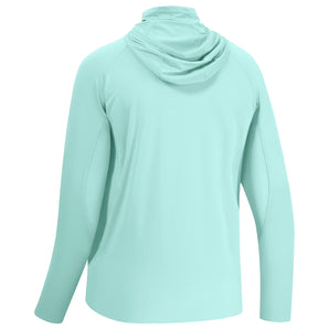 Men’s UPF 50+ Long Sleeve Fishing Hoodie with UV Neck Gaiter FS06M