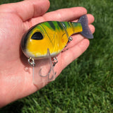 Topwater Floating Bass Fishing Lures Swimbait 4.9” 1-3/4 oz