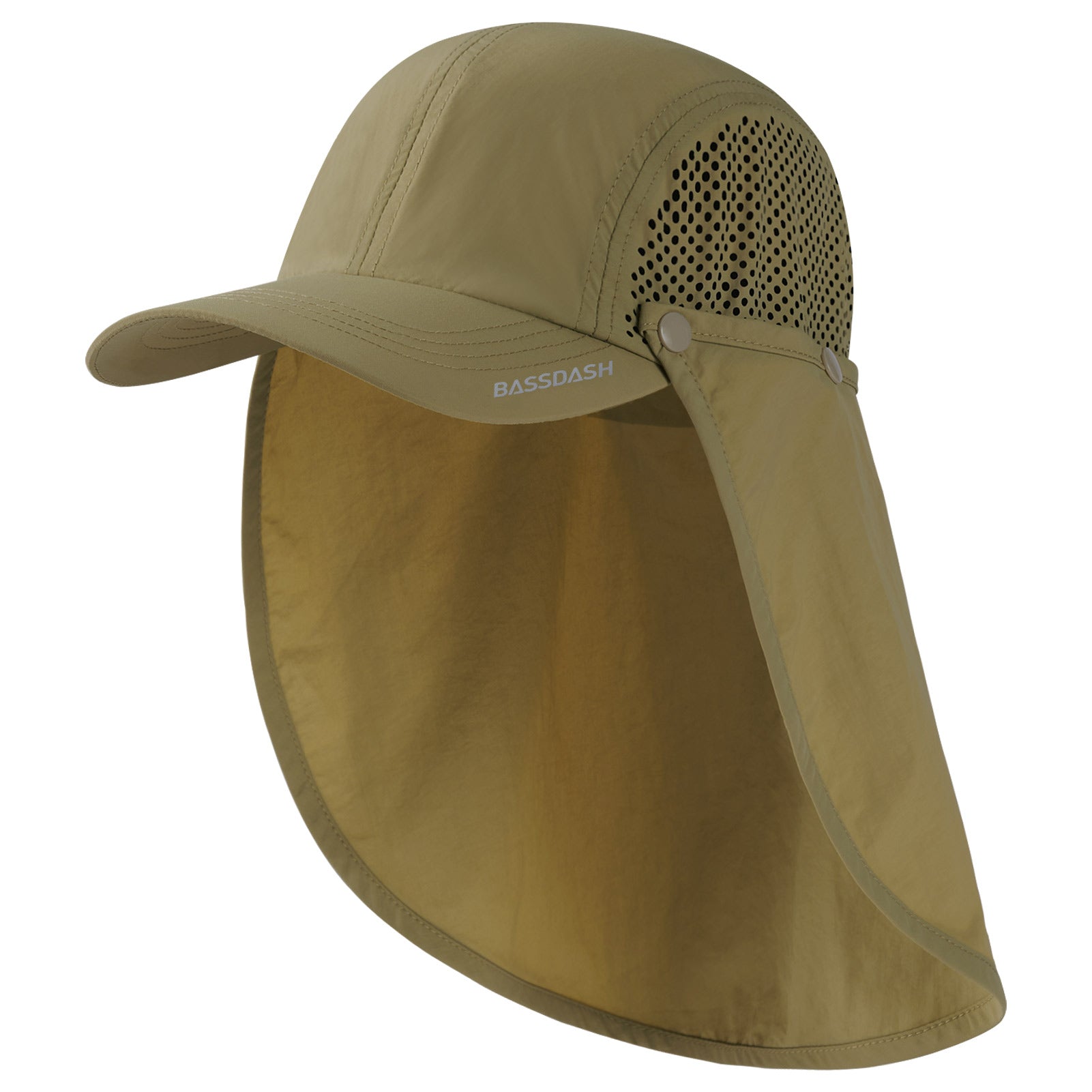 Bassdash Foldable UPF 50+ Fishing Hats with Removable Neck Flap FH12