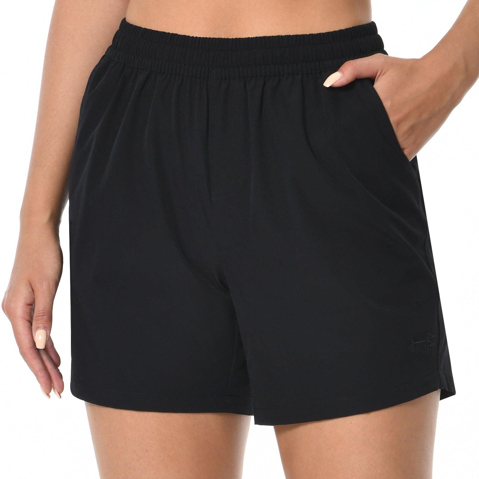 Quick Dry Shorts Womens for Fishing, Hiking | Bassdash Dark Blue / XX-Large