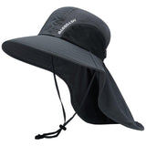 Unisex UPF 50+ Water Resistant Sun Hat with Neck Flap FH06