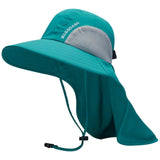 Unisex UPF 50+ Water Resistant Sun Hat with Neck Flap FH06