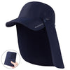Dark Blue with Foldable Brim