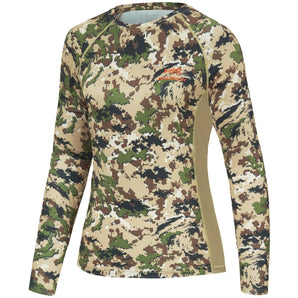 Women's Hunting Camo Long Sleeve UV Shirts FS13W - Bassdash
#color_highland