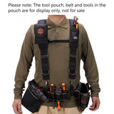 SAVAWADE Tool Belt Suspenders Padded Work Belt Suspension System