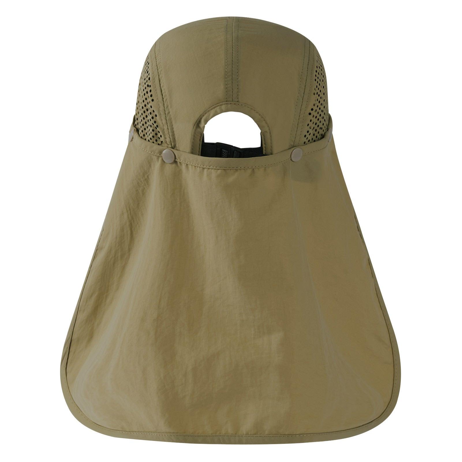 Bassdash Foldable UPF 50+ Fishing Hats with Removable Neck Flap FH12 - Bassdash