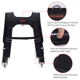 SAVAWADE Tool Belt Suspenders Padded Work Belt Suspension System