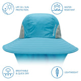 Unisex UPF 50+ Water Resistant Sun Hat with Neck Flap FH06