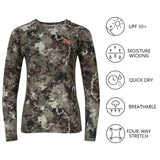 Women's Hunting Camo Long Sleeve UV Shirts FS13W