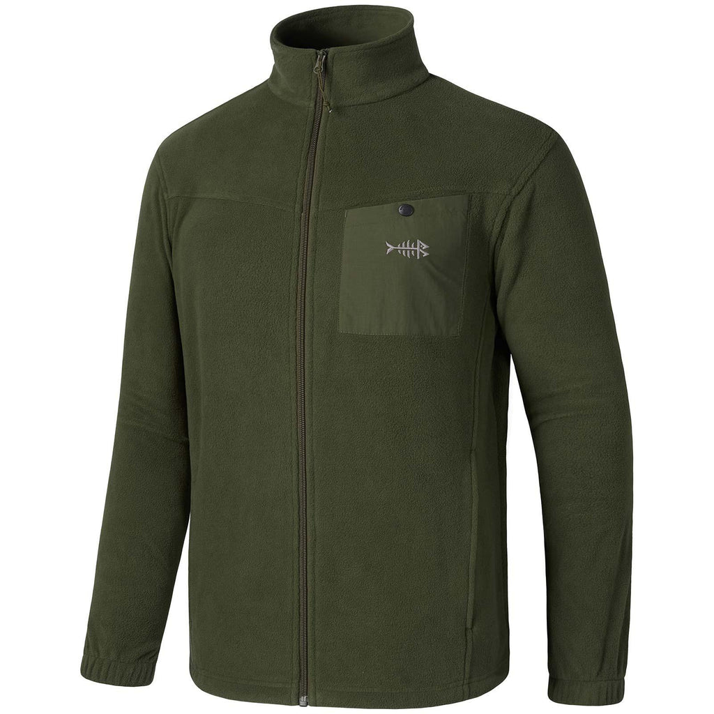 1-Army-green-fleece-