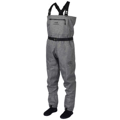 Men's IMMERSE Breathable Waders - Stocking Foot - Light Tan/Green / Small  7-8