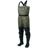 Men’s Breathable Chest Waist Convertible Fishing Waders - Bassdash Boot Foot Waders Khaki / L