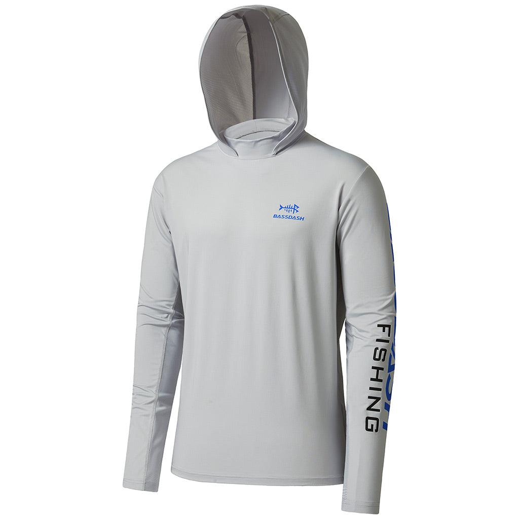 Bassdash Men's UPF 50 Performance Fishing Shirt Cooling Hoodie