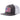 Unisex Flat Brim Trucker Cap - Charcoal Grey Fish Flag1 - Bassdash