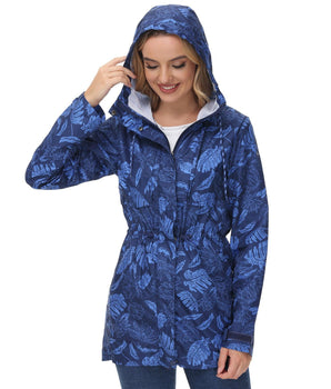 Lightbare Women's Water Resistant Ripstop Rain Coat LB02W - Bassdash