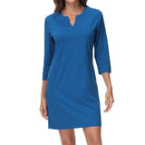 Lightbare Women's UPF50+ 3/4 Sleeve Dress LB04W