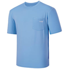 Men's UPF 50+ Short Sleeve Pocket T-Shirt FS26M - Bassdash