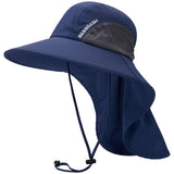 Unisex UPF 50+ Water Resistant Sun Hat with Neck Flap FH06