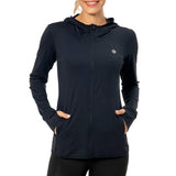 Lightbare Women's UPF 50+ Sun Protection Full Zip Hoodie Jacket