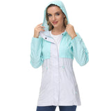 Lightbare Women's Water Resistant Ripstop Rain Coat LB02W