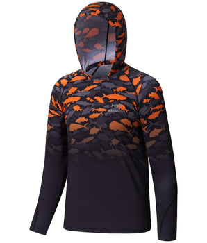 Youth UPF50+ Long Sleeve Fishing Hoodie Shirt FS03Y - Bassdash