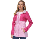 Lightbare Women's Water Resistant Ripstop Rain Coat LB02W