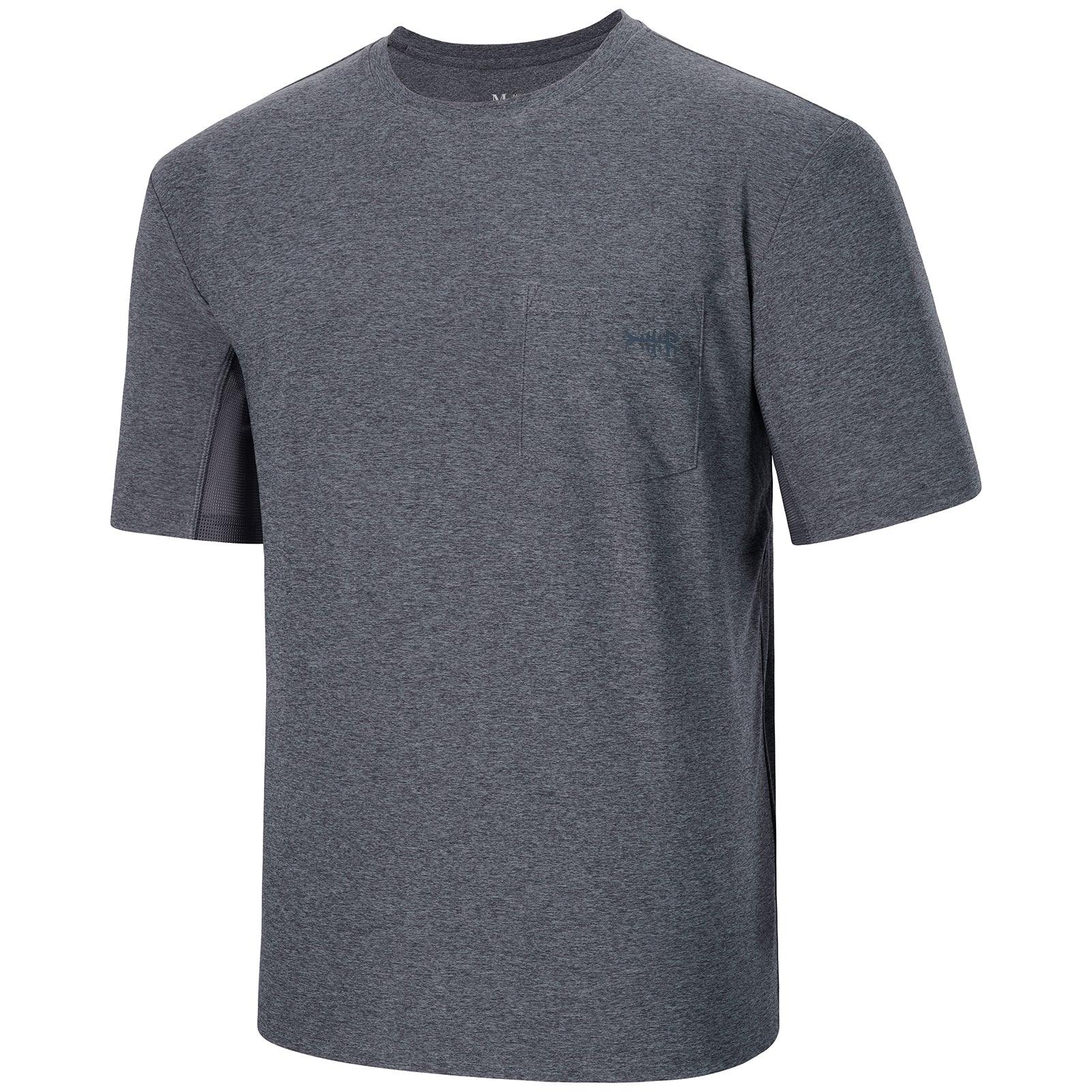 Men's UPF 50+ Short Sleeve Pocket T-Shirt FS26M - Bassdash