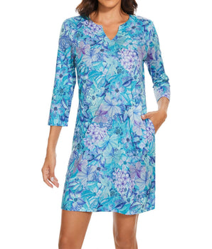 Lightbare Women's UPF50+ 3/4 Sleeve Dress LB04W - Bassdash