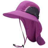 Unisex UPF 50+ Water Resistant Sun Hat with Neck Flap FH06