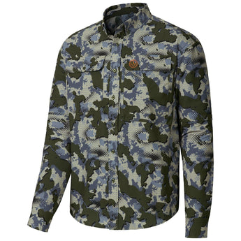 Men’s UPF 50+ Long Sleeve Button Down Hunting Shirt FS23M - Bassdash