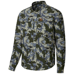 Men’s UPF 50+ Long Sleeve Button Down Hunting Shirt FS23M - Bassdash