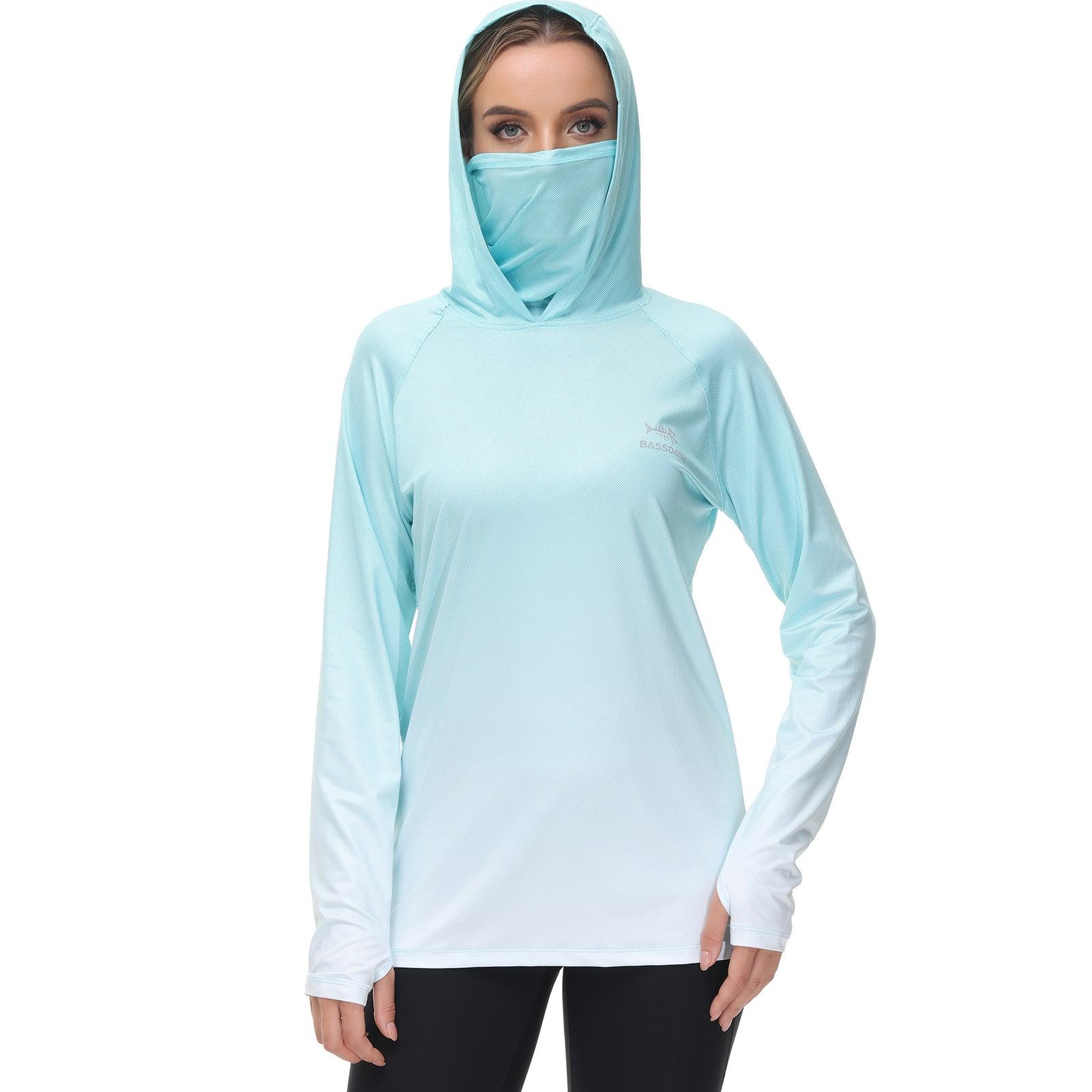 Women's Hooded Fishing Shirt with Face Mask