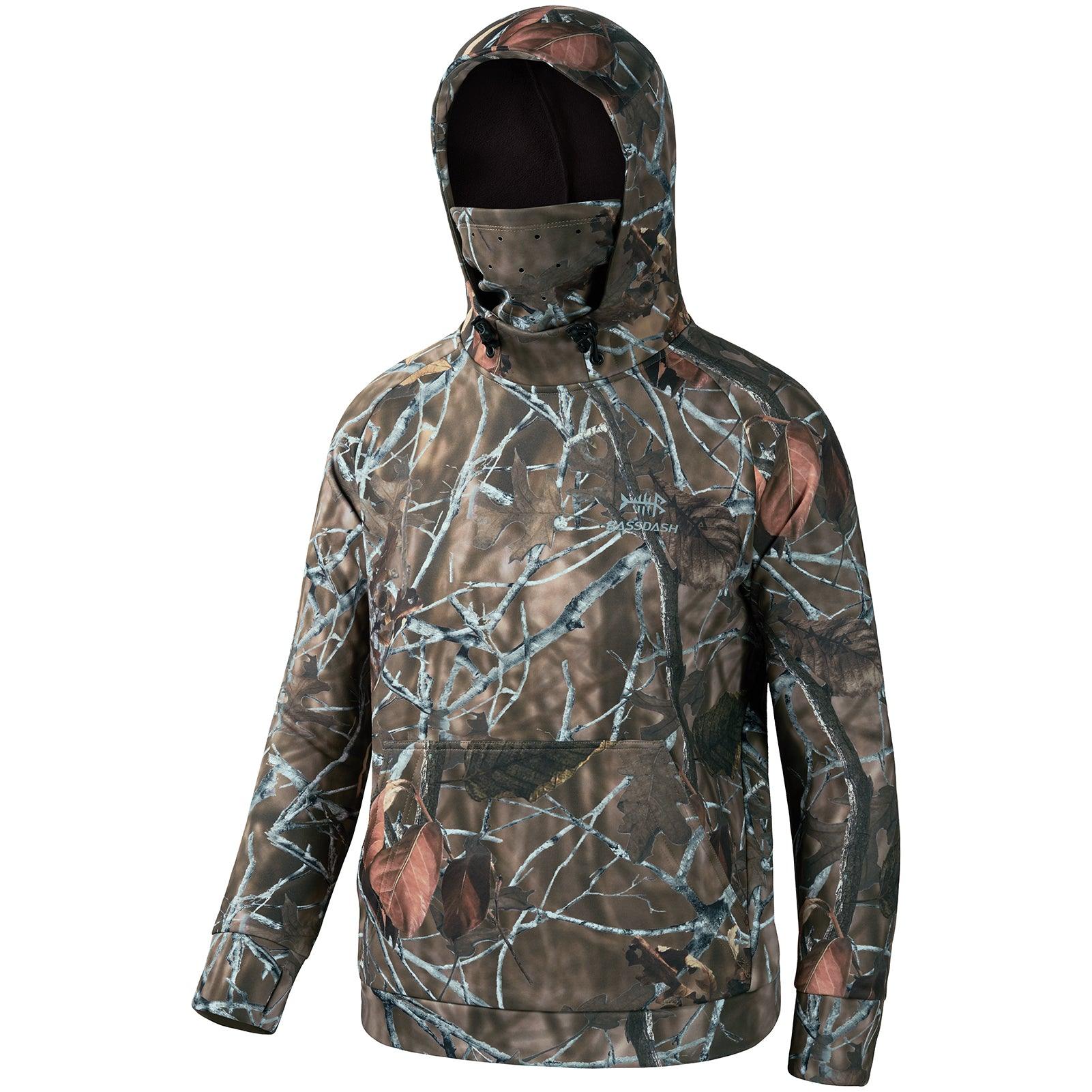 Youth Fishing Shirts with hood Fleece and Mask