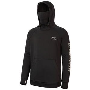 Men’s Fleece Hoodie with Neck Gaiter FS18M - Bassdash
#color_black-color