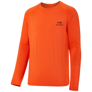Men's UPF 50+ Camo Long Sleeve Hunting Shirt FS13M - Bassdash
#color_blaze-orange
