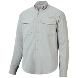 Men's UPF 50+ Long Sleeve Fishing Button Down Shirt FS21M