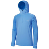 Men's UPF 50+ 1/4 Zipper Fishing hoodie Shirts FS24M - Bassdash