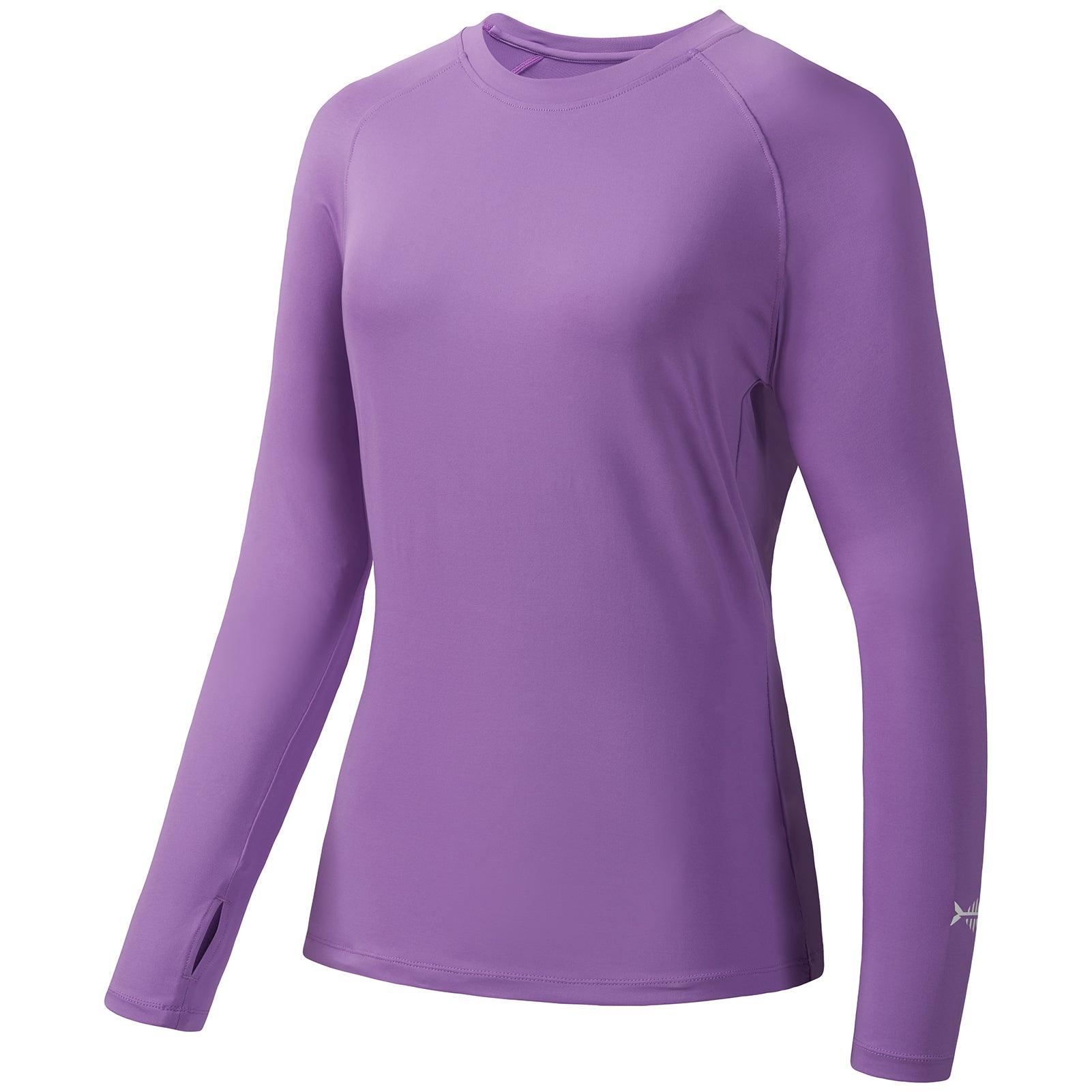 Women's Long Sleeve Sun Protection Shirts | Bassdash Fishing Burnished Lilac / 3X-Large