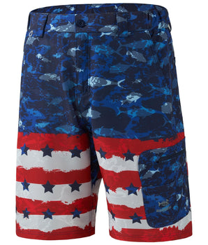 Men's UPF 50+ 10.5” Cargo Shorts Quick Dry Water Resistant FP01M - Bassdash