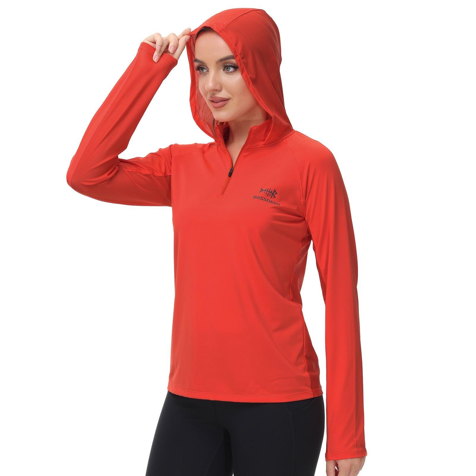 RTIC R-Tech Womens UPF 50+ Sun Protection Hoodie Long Sleeve