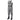 Men's 3D PVC Game Wader (Heather Grey) - Boot Foot - Bassdash