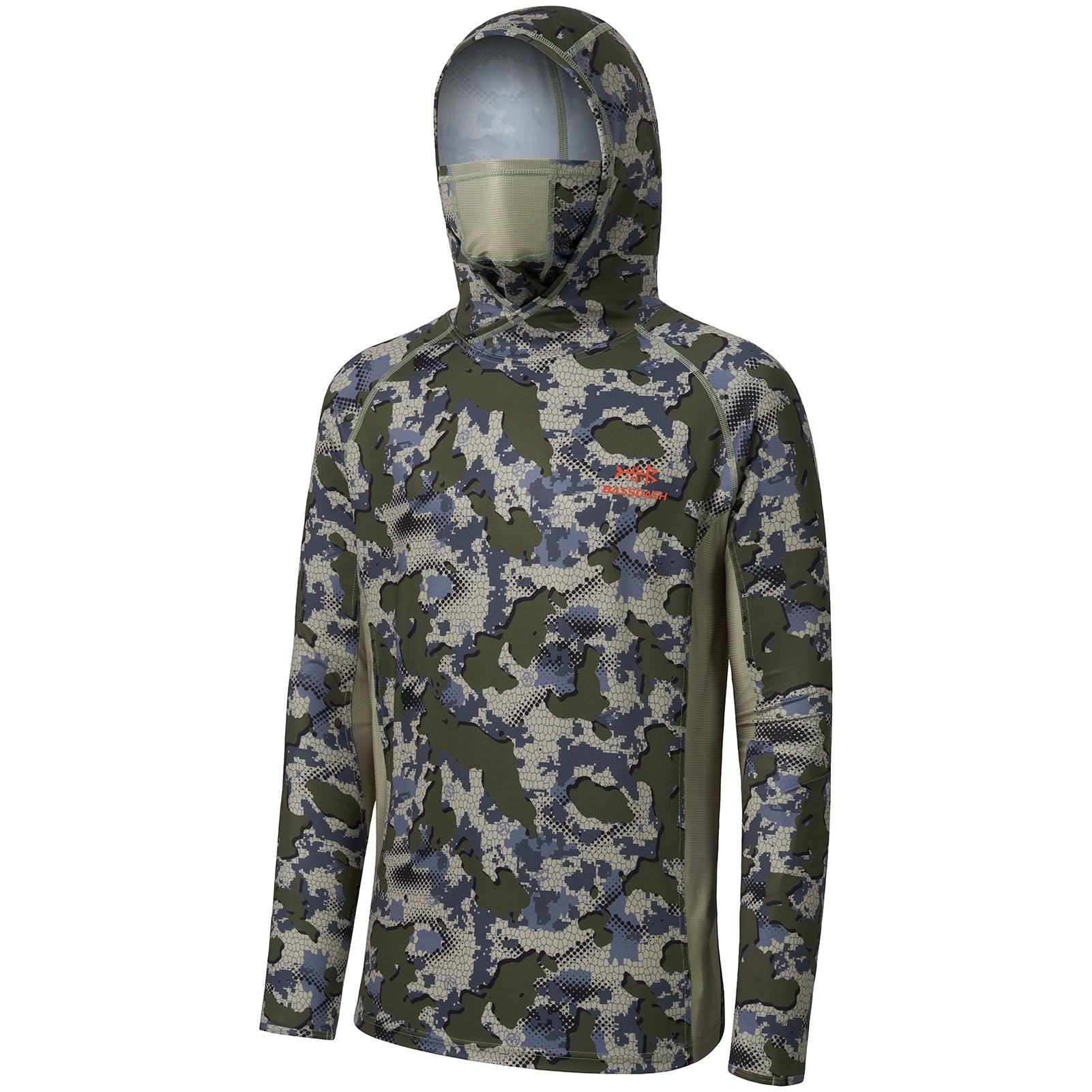 Men's Hunting Hoodies UPF 50 Long Sleeve with Mask | Bassdash Hunting Open Terrain / Small