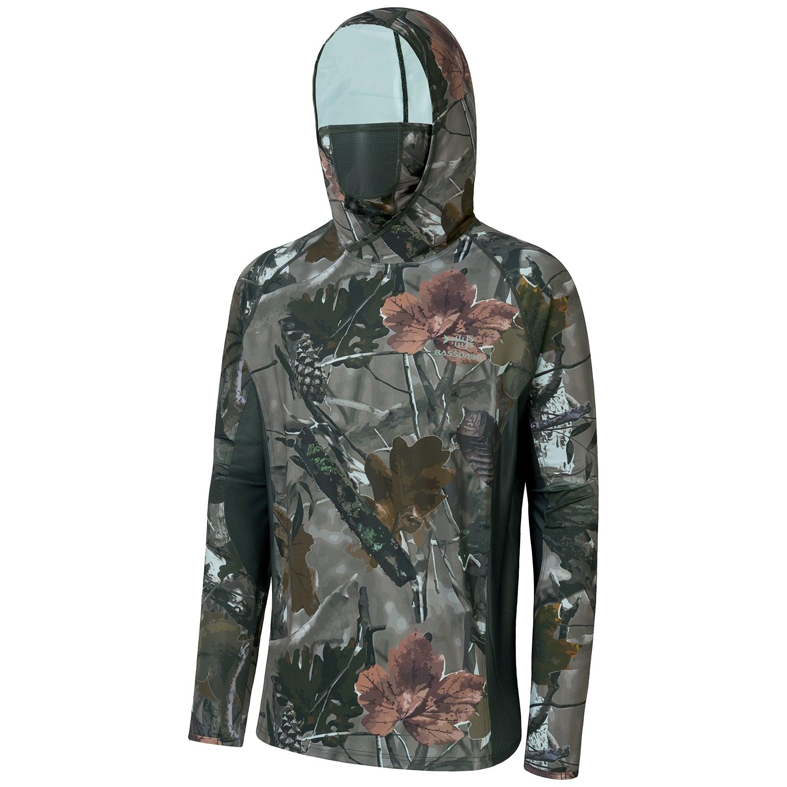 Buy BASSDASH UPF 50+ Men's Hunting Shirts with Long Sleeve Camo Fishing  Hoodie Online at desertcartCyprus